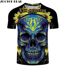 Load image into Gallery viewer, Girly Skull 3D t shirt Men tshirt Summer Tees Short Sleeve T-Shirt Casual Top Funny Tees Camiseta Streatwear DropShip ZOOTOPBEAR