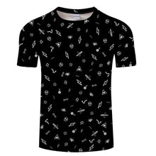 Load image into Gallery viewer, Glasses Cat tshirt Summer 3D T shirt Men t-shirt Streatwear Tee Funny Top Galaxy Camiseta Short Sleeve O-neck DropshipZOOTOPBEAR