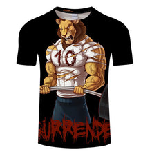 Load image into Gallery viewer, Animal 3D tshirt Men tshirt Casual t shirt Wolf t-shirt Harajuku Tee Summer Top ShortSleeve Camiseta O-neck Drop Ship ZOOTOPBEAR