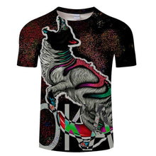Load image into Gallery viewer, Animal 3D tshirt Men tshirt Casual t shirt Wolf t-shirt Harajuku Tee Summer Top ShortSleeve Camiseta O-neck Drop Ship ZOOTOPBEAR