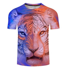 Load image into Gallery viewer, Animal 3D tshirt Men tshirt Casual t shirt Wolf t-shirt Harajuku Tee Summer Top ShortSleeve Camiseta O-neck Drop Ship ZOOTOPBEAR
