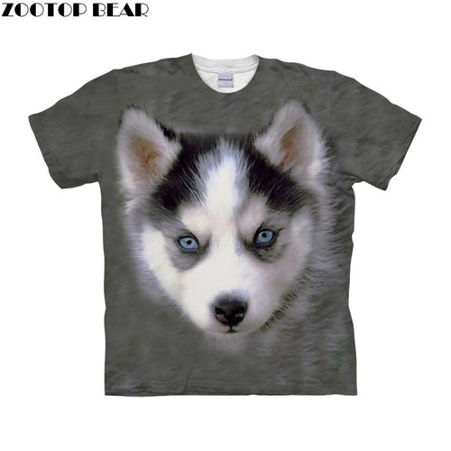 Anime Dog tshirt Men t shirt 3d t-shirt Streetwear Tee Harajuku Top Short Sleeve Camiseta O-neck Tee Brand Drop Ship ZOOTOP BEAR