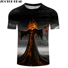 Load image into Gallery viewer, Jack skellington Prints tshirt Men Women t shirt 3d Top Tee Fashion t-shirt Short Sleeve Camiseta Halloween DropShip ZOOTOP BEAR