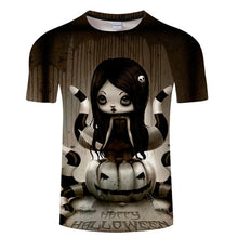 Load image into Gallery viewer, Jack skellington Prints tshirt Men Women t shirt 3d Top Tee Fashion t-shirt Short Sleeve Camiseta Halloween DropShip ZOOTOP BEAR