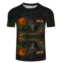 Load image into Gallery viewer, Jack skellington Prints tshirt Men Women t shirt 3d Top Tee Fashion t-shirt Short Sleeve Camiseta Halloween DropShip ZOOTOP BEAR