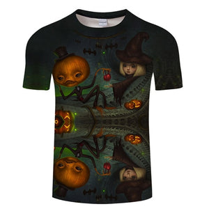 Jack skellington Prints tshirt Men Women t shirt 3d Top Tee Fashion t-shirt Short Sleeve Camiseta Halloween DropShip ZOOTOP BEAR