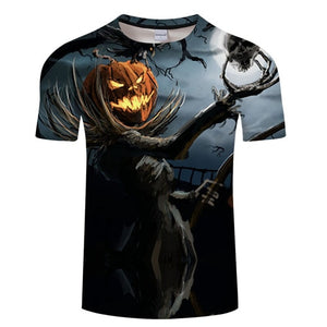 Jack skellington Prints tshirt Men Women t shirt 3d Top Tee Fashion t-shirt Short Sleeve Camiseta Halloween DropShip ZOOTOP BEAR