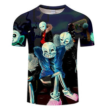Load image into Gallery viewer, Jack skellington Prints tshirt Men Women t shirt 3d Top Tee Fashion t-shirt Short Sleeve Camiseta Halloween DropShip ZOOTOP BEAR