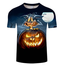 Load image into Gallery viewer, Jack Prints tshirt Men t shirt Drop Ship Top Tee Black t-shirt Short Sleeve Camiseta Halloween shirts Brand Tees ZOOTOP BEAR