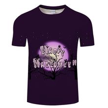 Load image into Gallery viewer, Jack Prints tshirt Men t shirt Drop Ship Top Tee Black t-shirt Short Sleeve Camiseta Halloween shirts Brand Tees ZOOTOP BEAR