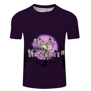 Jack Prints tshirt Men t shirt Drop Ship Top Tee Black t-shirt Short Sleeve Camiseta Halloween shirts Brand Tees ZOOTOP BEAR