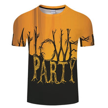 Load image into Gallery viewer, Jack Prints tshirt Men t shirt Drop Ship Top Tee Black t-shirt Short Sleeve Camiseta Halloween shirts Brand Tees ZOOTOP BEAR