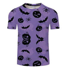 Load image into Gallery viewer, Jack Prints tshirt Men t shirt Drop Ship Top Tee Black t-shirt Short Sleeve Camiseta Halloween shirts Brand Tees ZOOTOP BEAR