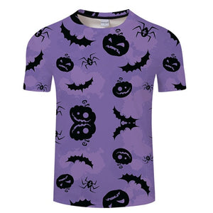 Jack Prints tshirt Men t shirt Drop Ship Top Tee Black t-shirt Short Sleeve Camiseta Halloween shirts Brand Tees ZOOTOP BEAR