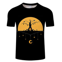 Load image into Gallery viewer, Jack Prints tshirt Men t shirt Drop Ship Top Tee Black t-shirt Short Sleeve Camiseta Halloween shirts Brand Tees ZOOTOP BEAR