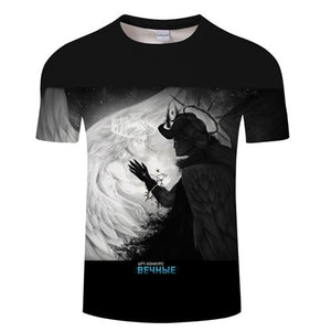 Wing 3D tshirt Men Women t shirt Harajuku t-shirt Casual Tee Print Top Streetwear Short Sleeve tee Autumn Drop Ship ZOOTOPBEAR